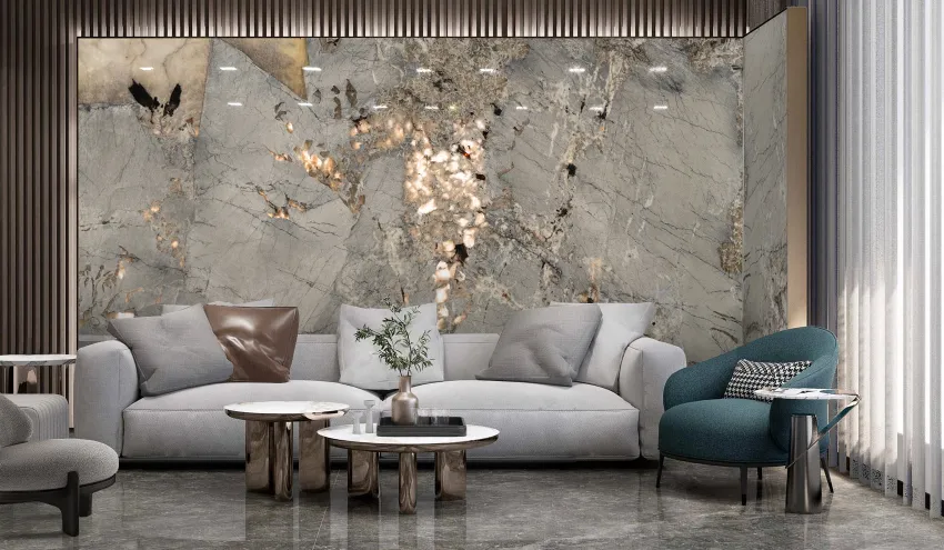 Кварцит Patagonia Blue